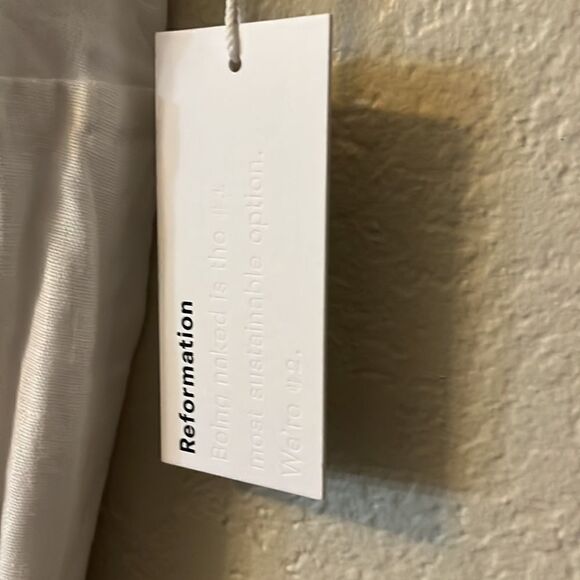 Reformation Weiss Linen Rare Dress Small NEW $218 - Picture 10 of 13